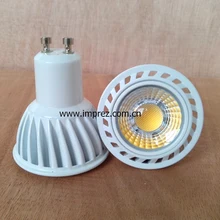 120 шт./лот Светодиодная лампа 3W 5 GU10 cob Светодиодный точечный светильник 85-265V 400LM Алюминий корпус GU10 MR16 Точечный светильник
