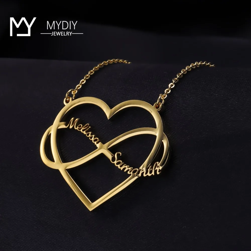 

Customized Name Necklaces Heart-shaped High Quality Stainless Steel Personalized Jewelry For Women 316L Valentine's Day Present