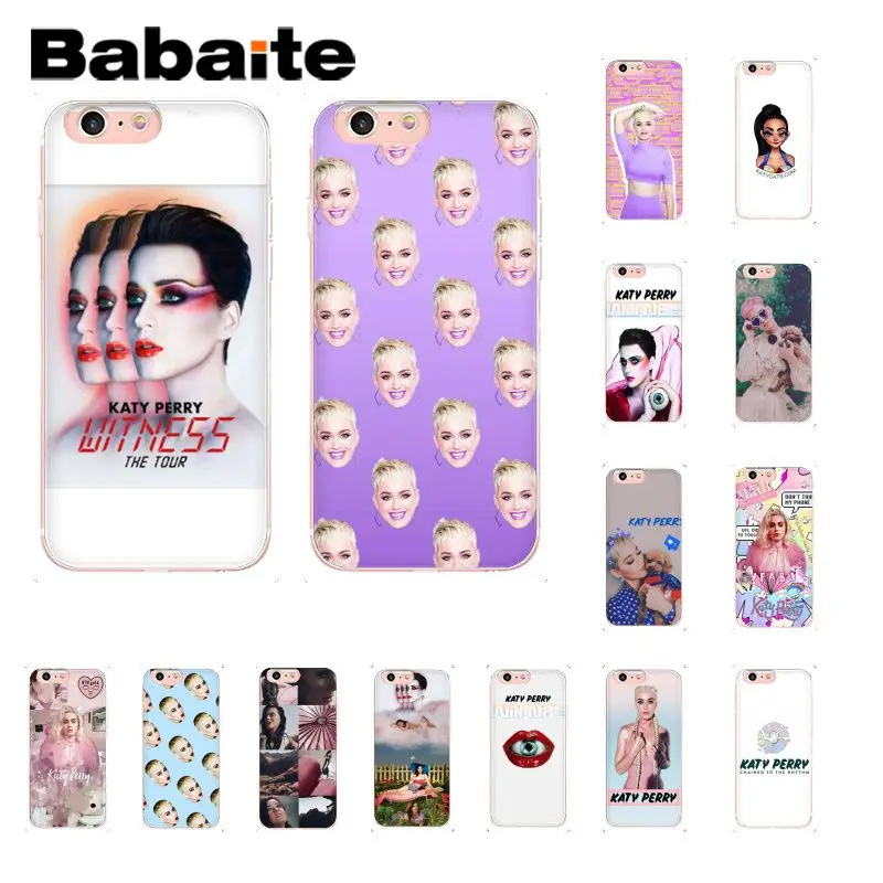 

Babaite Star Katy Perry Witness DIY Luxury Case for iPhone 5 5S X 6 7 7plus 8 8Plus X XS MAX XR Fundas Capa