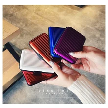 Бизнес-дела 6 карманов алюминиевый сплав коробка Коммерческая визитная карточка книга карта запас именные карты кредитный банк держатель для карт 1 шт