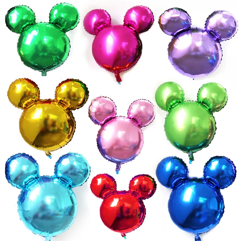 

5 Pcs Kawaii Cartoon Rat Balloon Meng Meng Rice Rat Balloon Cartoon Modeling Aluminum Foil Party Wedding Birthday Decoration