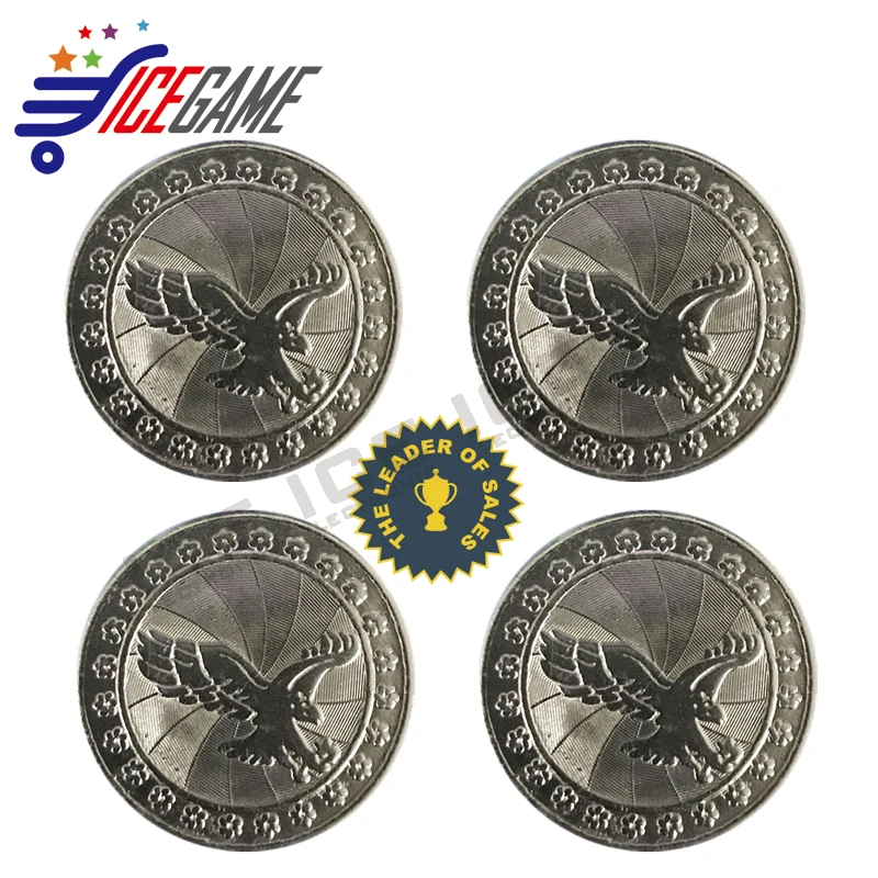 

Arcade game machine token coin 2 sided custom coin/Customize stain steel game tokens