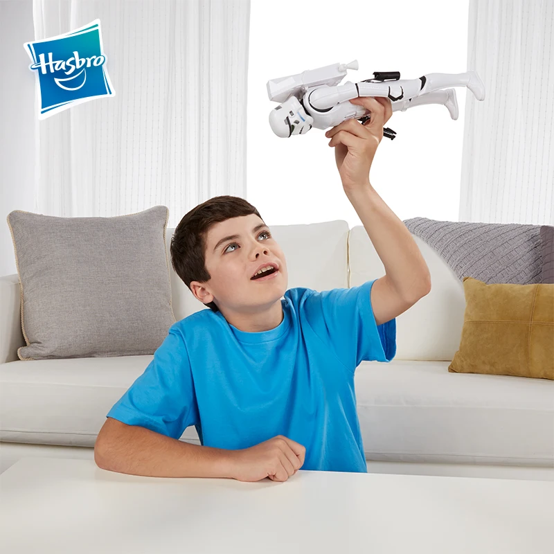 Hasbro Star Wars Interactech Imperial Stormtrooper Figure With Sound Phrases&Lighting Voice Action Figure Collection Model Boys 