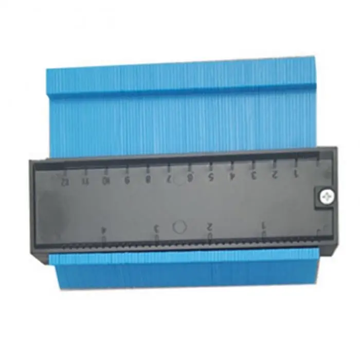 Plastic Profile Copy Multi-functio Contour Gauge 12/25cm Irregular Profile Gauge Ruler Wood Marking Tiling Laminate Tiles 'Tools