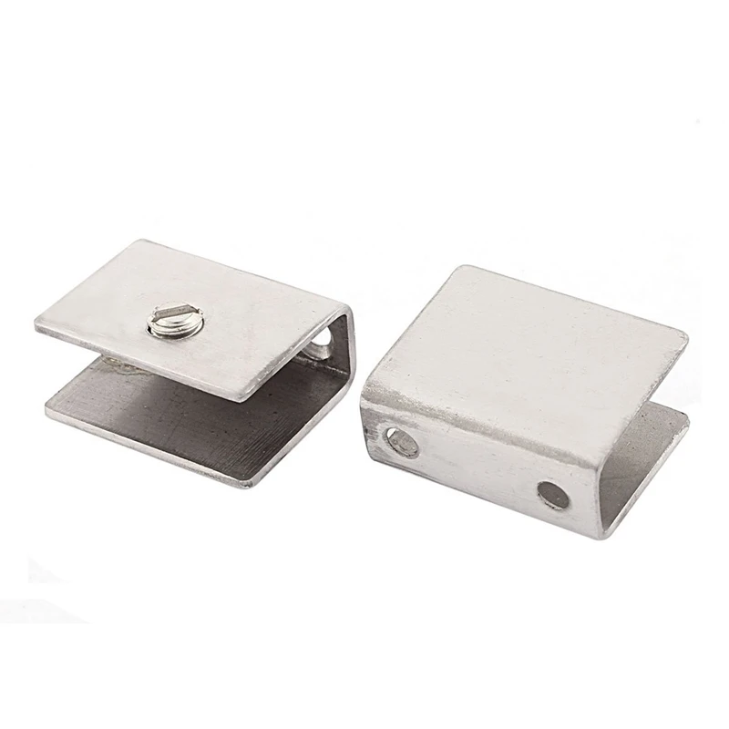 

Rectangular Glass shelf Clamps Type Holder Clamp bracket Wall mounting 2 pcs