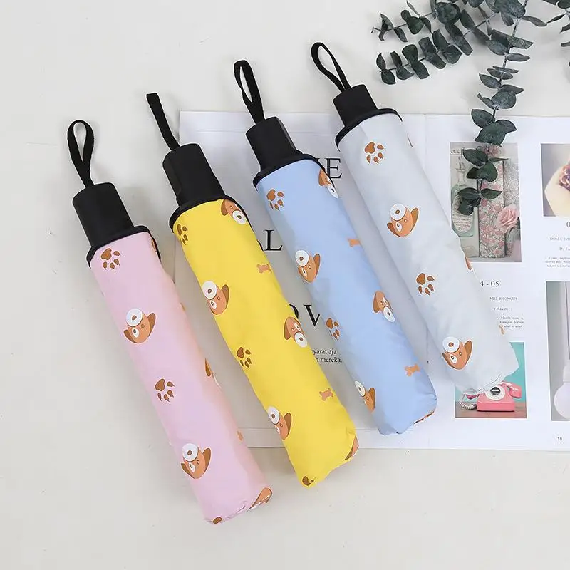 

4 Colors Small Pocket Mini Umbrella Folding Pencil Umbrella Rain Women Gril Umbrella For Adult Sun Rain Gear Parasol