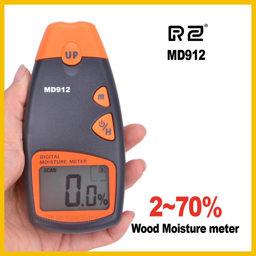 RZ Portable Wood Moisture Meter Hygrometer Timber Tree Density Digital