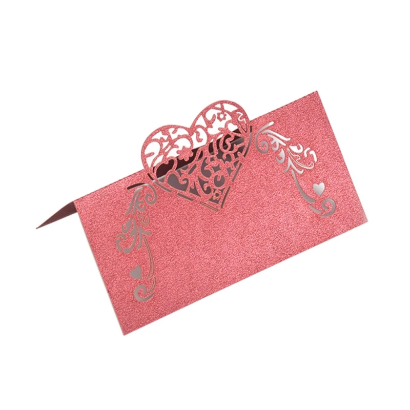  50PCS Love Wedding Seat Card Invitation Card Holiday Day Blessing Greeting Card For Universal Setti - 32995202188
