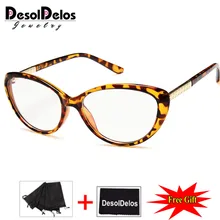 Женские стильные очки с кошачьими глазами, очки при близорукости, очки с маленьким лицом, фиолетовая градиентная оправа для очков, прозрачные линзы, винно-красный цвет, новинка