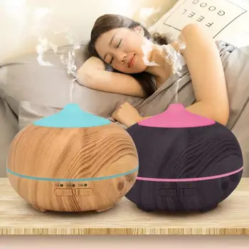 

150ML Wood Ultrasonic Humidifier Essential Oil Diffuser Aromatherapy Aroma Air Diffuser Timer LED Light Humidifiers Mist Maker