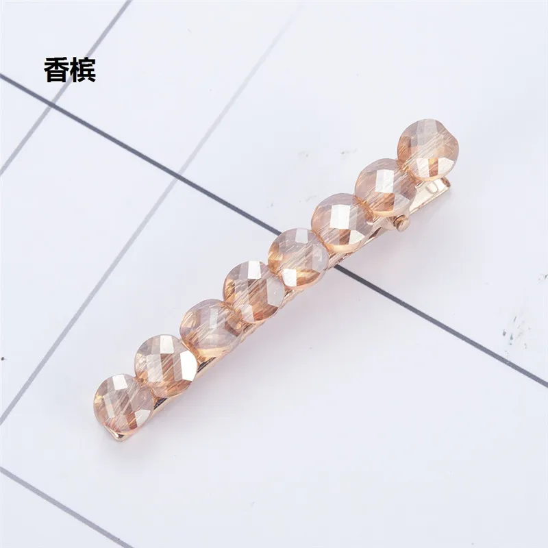 New Rhinestone Hair Pins Hair Clip Hair Comb Bobby Pin Barrette Hairpin Headdress Women Crystal Wedding Party Hair Jewelry Gift - Окраска металла: CD069