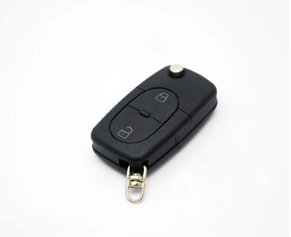 VW flip remote key case shell 2 button (Round)(25)