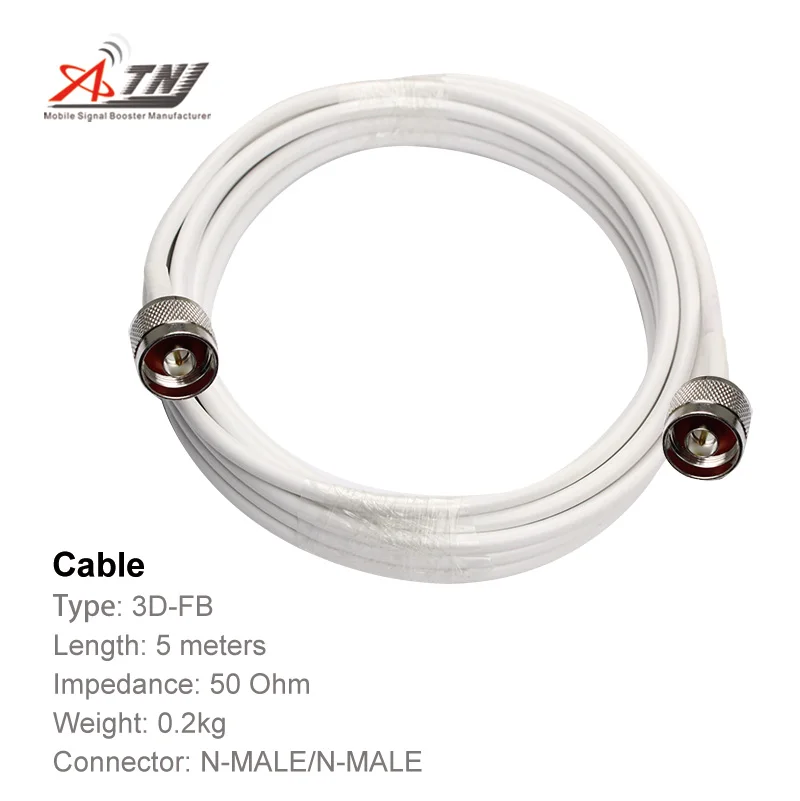 

Top Quality ,ATNJ 3D-FB RG58 5m N-Male/N-Male Coaxial Cable