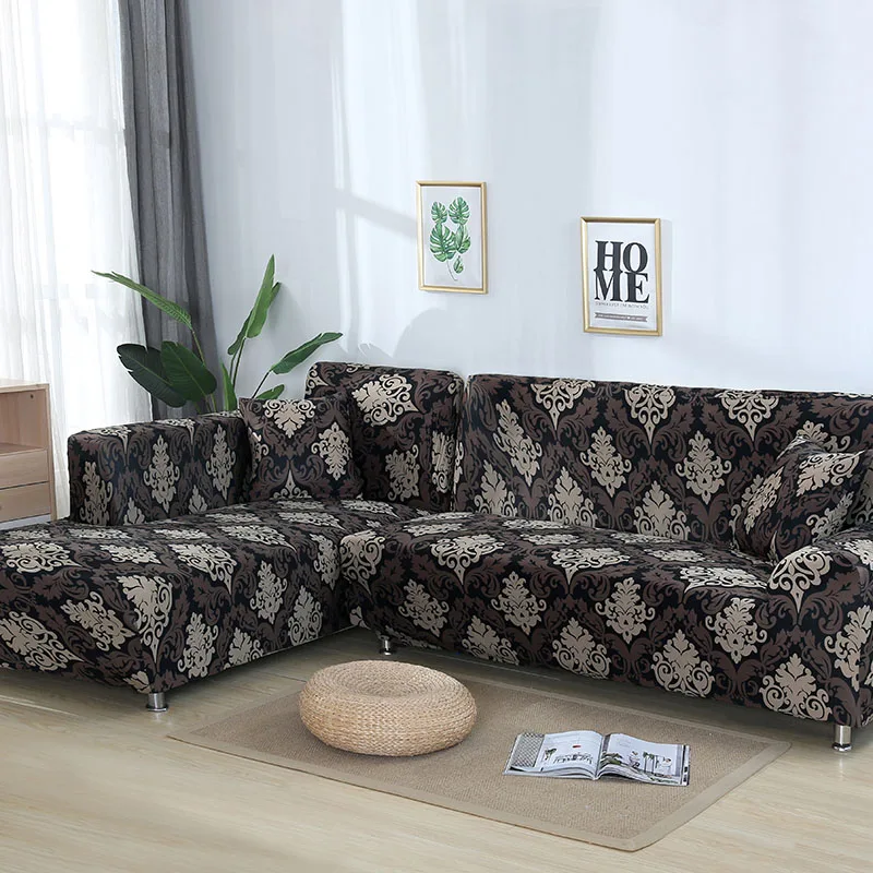 Эластичный чехлы для диванов стрейч диван Чехол протектор мебели угловой диван Полотенца 1/2/3/4-seater housse de канапе - Цвет: Color5