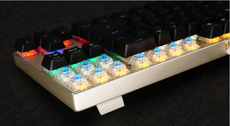 vermelho marrom interruptor backlight teclado de jogos para desktop portátil