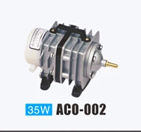 SUNSUN серия для аквариума электромагнитный воздушный насос кислородный резервуар для аквариума воздушный компрессор для пруда 220 В компрессор для аквариумных рыб - Цвет: ACO  002   35W