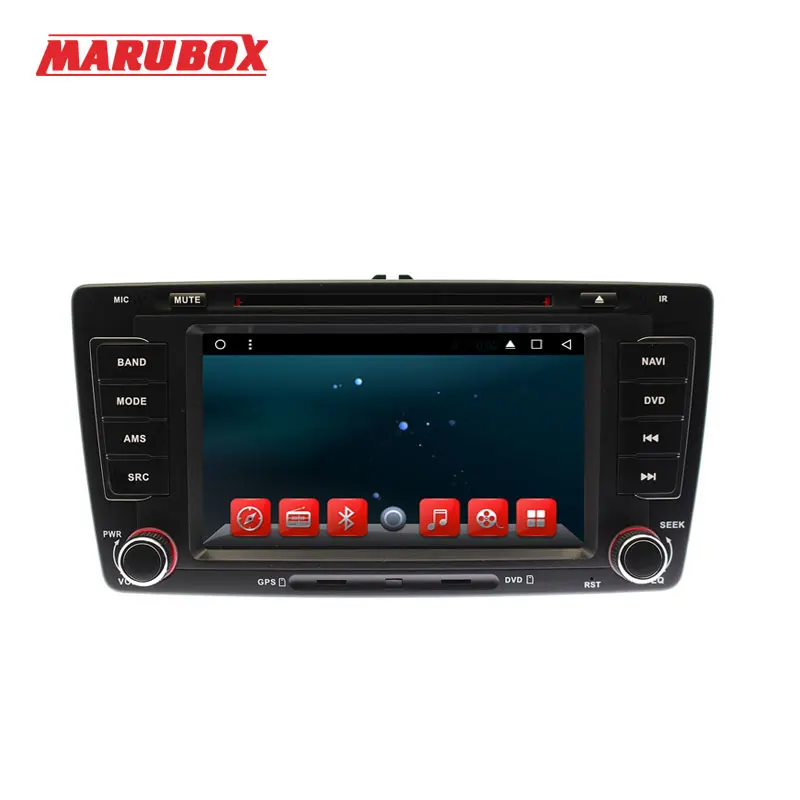 Marubox M7083 Штатная магнитола для SKODA OCTAVIA 2003 2014 Четырехядерный процессор Allwinner R16 Android
