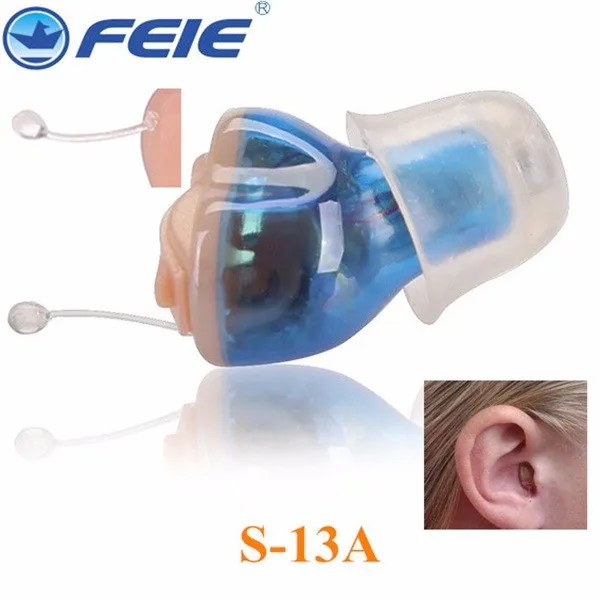 FEIE глухота слуховые устройства CIC наушники S-13A слуховые аппараты Assistane ушной аппарат слуховой аппарат Новое поступление