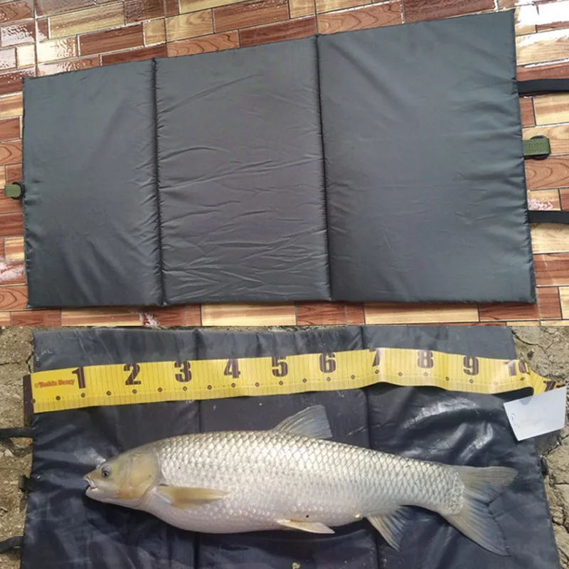 

1PCS 95CM X 46CM Small Cloth Unhooking Mat for Carp Fishing Foldable for Fish Care Protection
