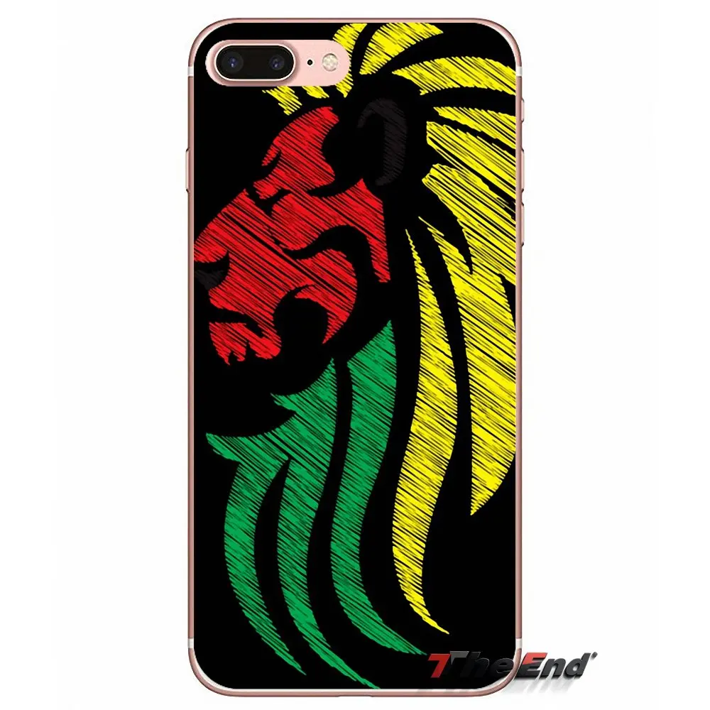 Силиконовый чехол для Apple iPhone X 4 4S 5 5S SE 5C 6 6S 7 8 Plus 6Plus 7plus 8plus Fundas Coque bob marley rasta lion reggae - Цвет: images 9