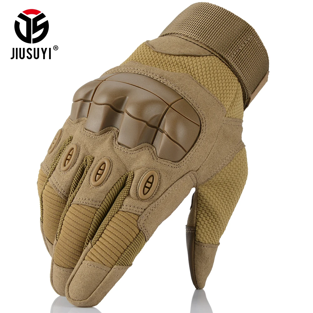 Touch Screen Military Full Finger Gloves Army Combat Tactical Hard