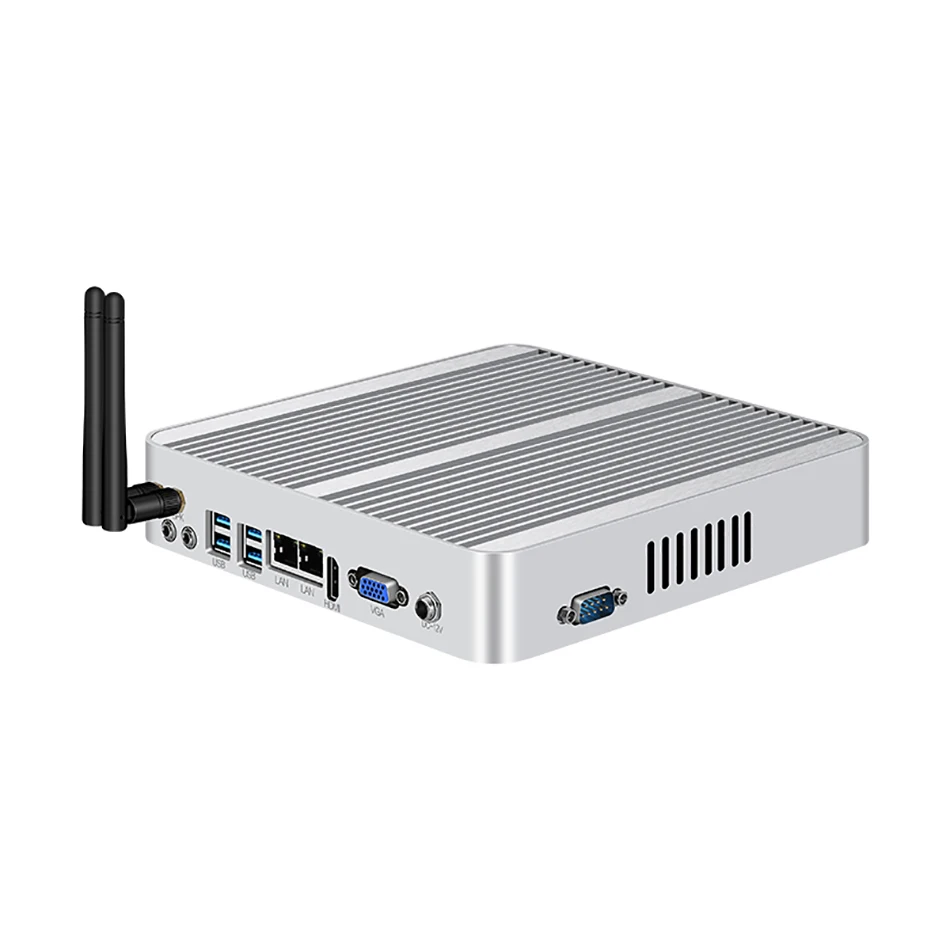 XCY X26W Мини ПК i7-5500U Windows 10 HTPC 8xusb HDMI VGA Wi-Fi Gigabit Ethernet 3g/4 аппарат не привязан к оператору сотовой связи без вентилятора, настольный микрокопьютер