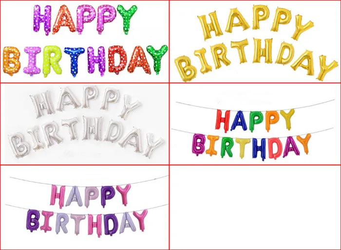 13 шт. фольгированные воздушные шары с надписью «Happy Birthday», подарок для мальчиков, гелиевые воздушные шары, украшения для дня рождения, Детские воздушные шары
