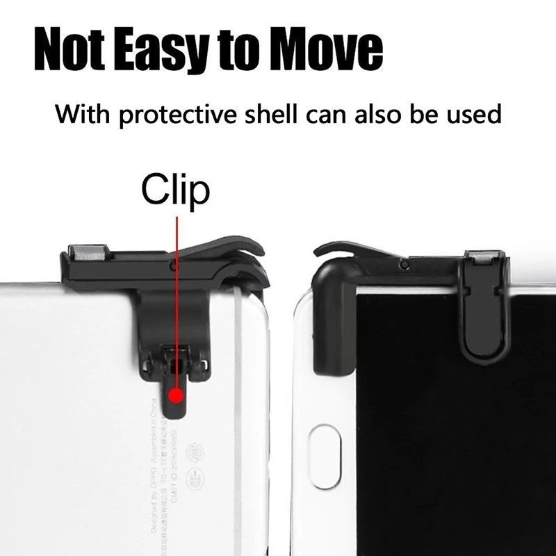 Mobile Game Fire Button Aim Key Smart phone Mobile Game Trigger L1R1 Shooter Controller for PUBG for Knives Out Gaming Accessory