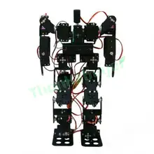Радиоуправляемая игрушка 17DOF гуманоидный робот Biped Роботизированный Обучающий робот набор сервокронштейн с металлическим сервоприводом для Arduino DIY