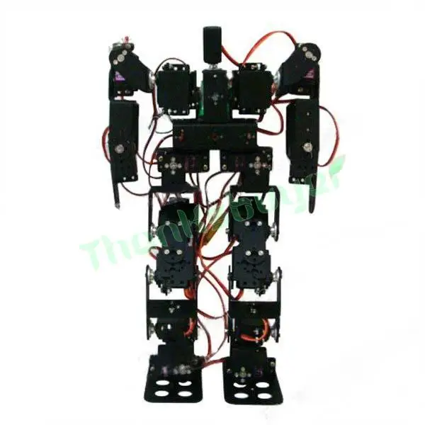 

RC Toy 17DOF Humanoid Robot Biped Robotic Educational Robot Kit Servo Bracket with Metal Servo Horn for Arduino DIY