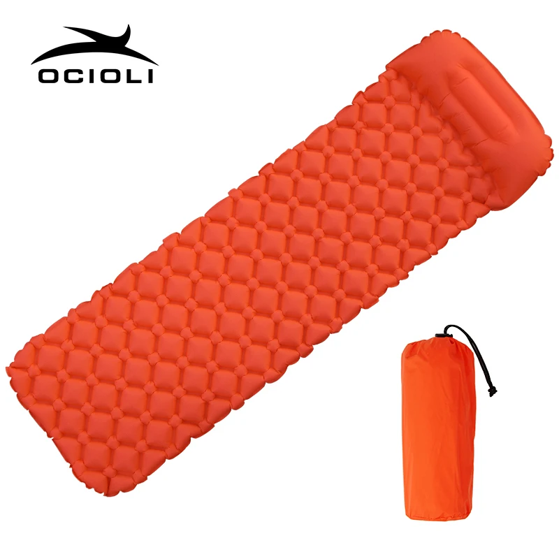 

Inflatable Sleeping Pad Moisturepro Camping Mat with Pillow Air Mattress Cushion Sleeping Bag Air Sofa Inflatable Sofa