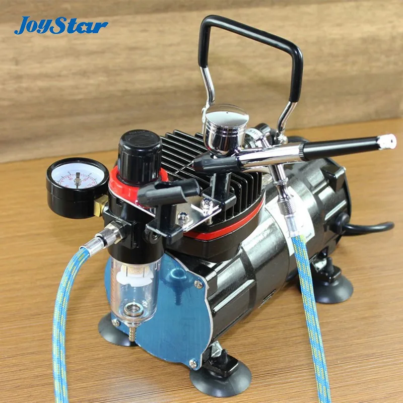 ABEST Portable Airbrush Compressor Complete Kit W/ Dual action airbrush