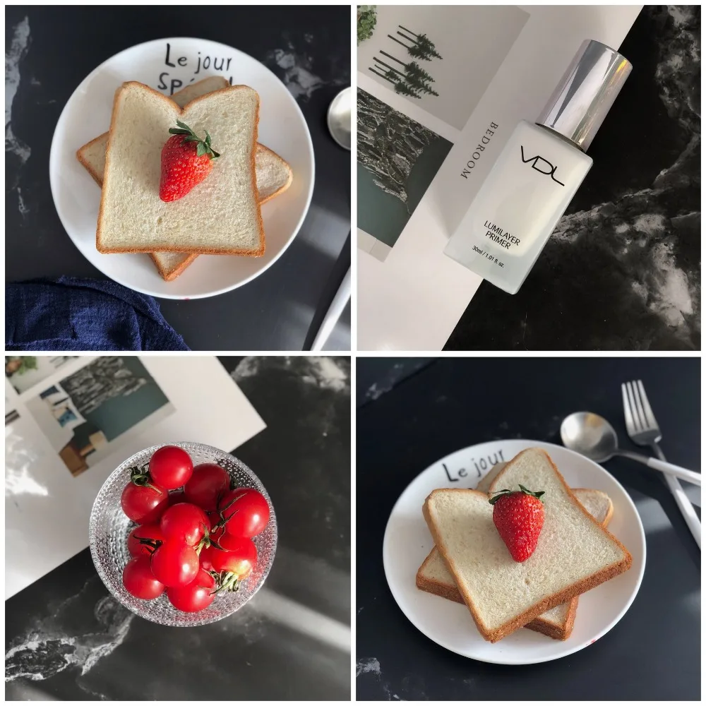 Двухсторонний фон для фотосъемки с цементным камнем бумажной доской реквизит