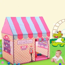 Детские складные милые игровые домики и веселые школьные уличные игрушки Палатка Домик Wigwam игры на открытом воздухе для детей