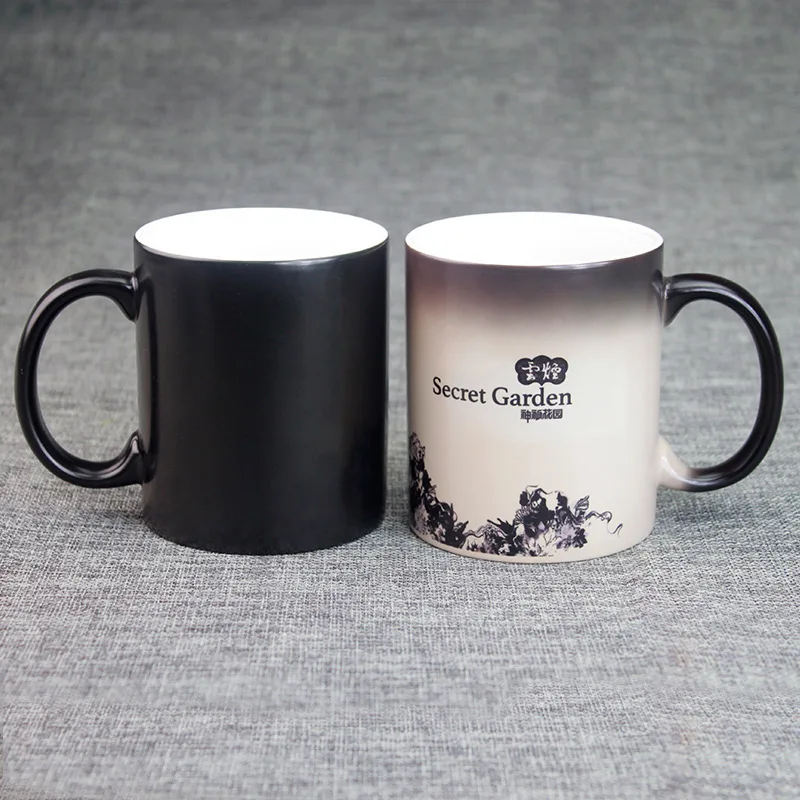 Пользовательские фото волшебная кружка термочувствительные керамические кружки персонализированные цвета меняющие кофе молоко чашка подарок печать фотографии H1128