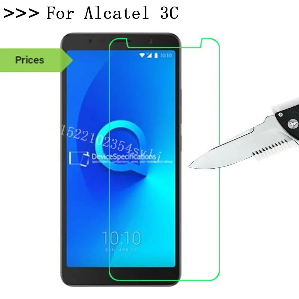 Smartphone Tempered Glass 9H Explosion-proof Protective Film Screen Protector phone For Alcatel 3C