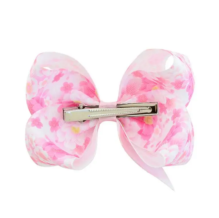 Peony ribbon hairbow2