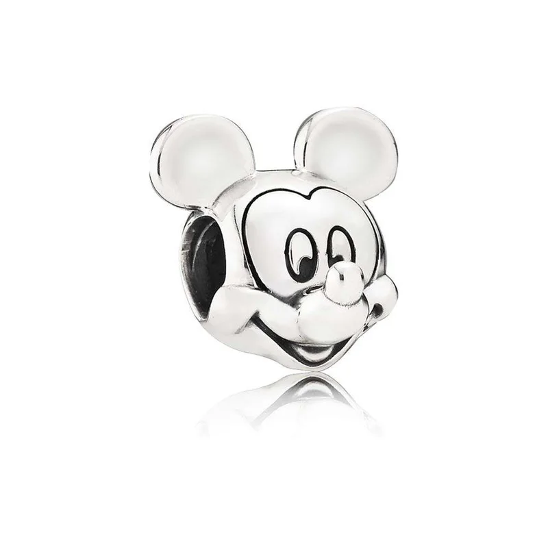 

Starland Genuine 100% 925 Sterling Silver Smooth mouse head Charm Bead For Original brand Bracelet Women Party Jewelry Gifts