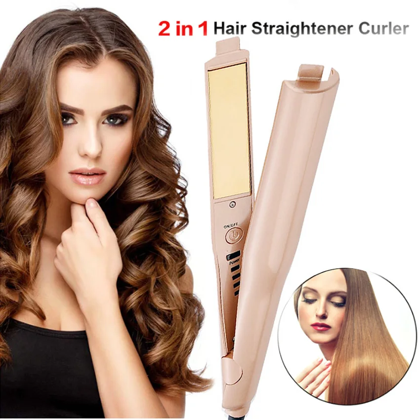 Goedkoop 2019 Hot Selling Krultangen Professionele Haar Krultang Kwaliteit 2 in 1 Haar Curling amp; Stijltang styling tools