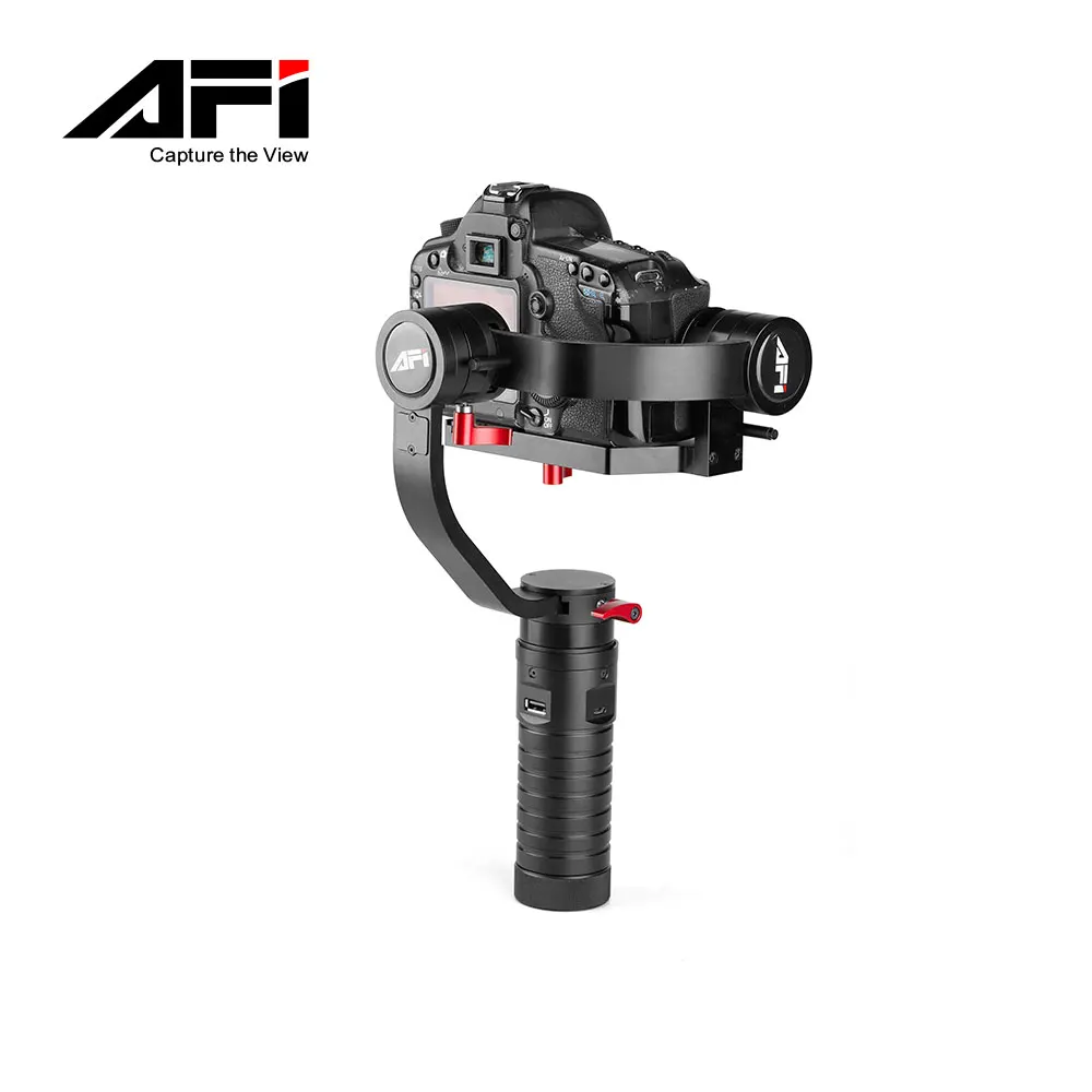 US $367.00 AFI Electronic Gyroscope SLR Camera Shock Absorber Gimbal Mini Handheld Shooting Stabilizer Camera