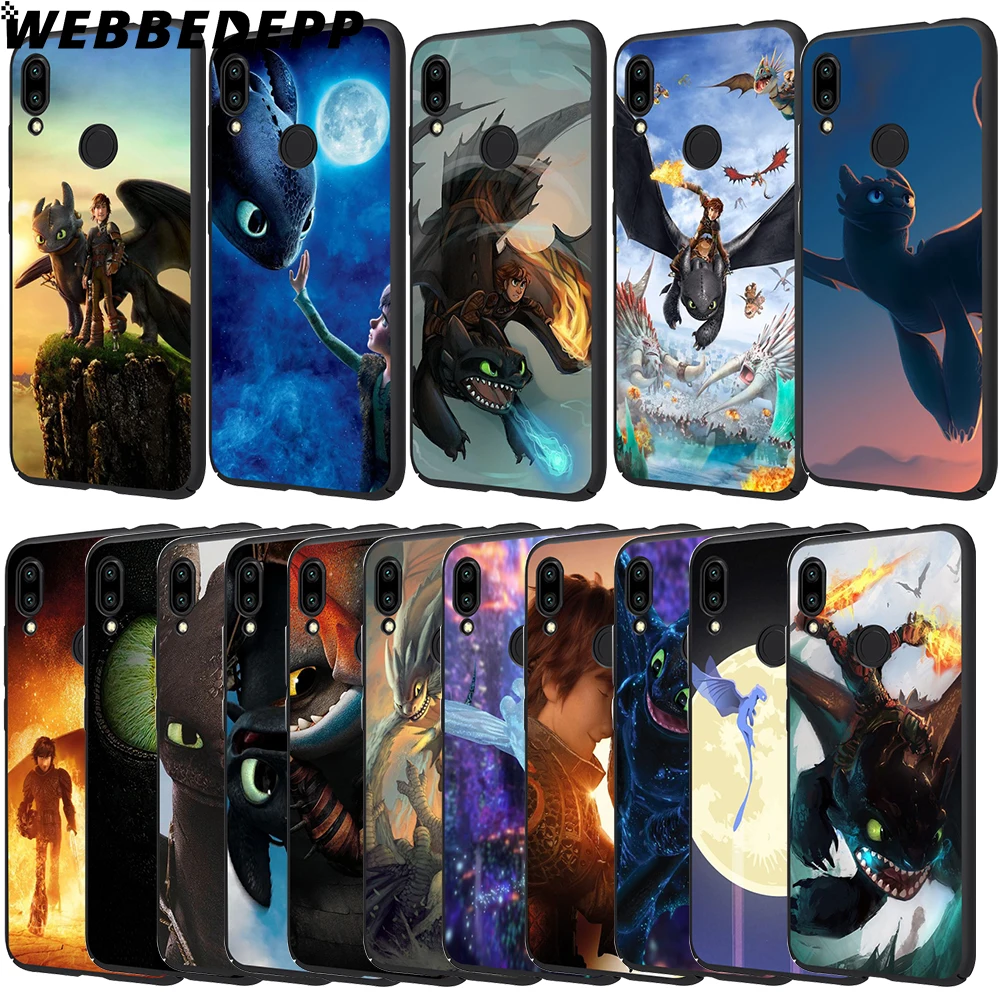WEBBEDEPP Как приручить дракона мягкие чехлы из ТПУ для Xiaomi Redmi 7 4A 5A 6A 8A S2 4x5 Plus 6 Pro |
