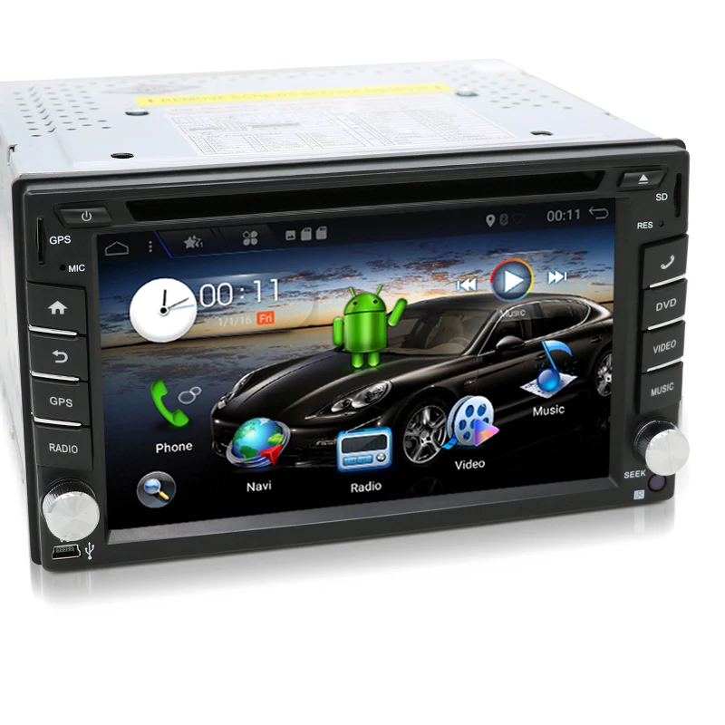 2 din android 9.0 radio tape recorder 8 cores Universal 178*100mm cassette player recorder with wif