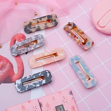 1 шт. зажим «утиный клюв» шпилька ацетат клип полые простые волосы аксессуары G0418