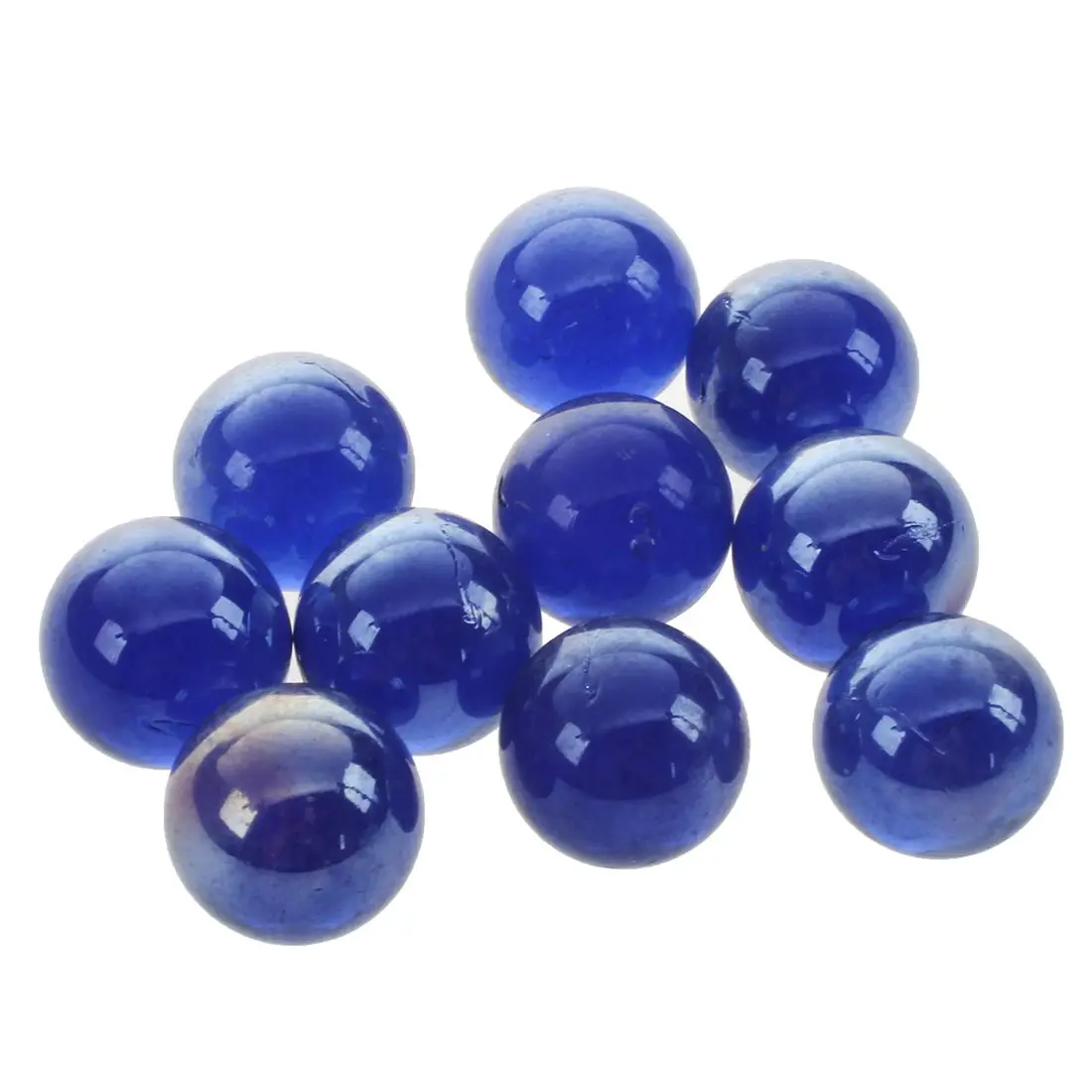 

New 10 Pcs Marbles 16mm glass marbles Knicker glass balls decoration toy Dark Blue