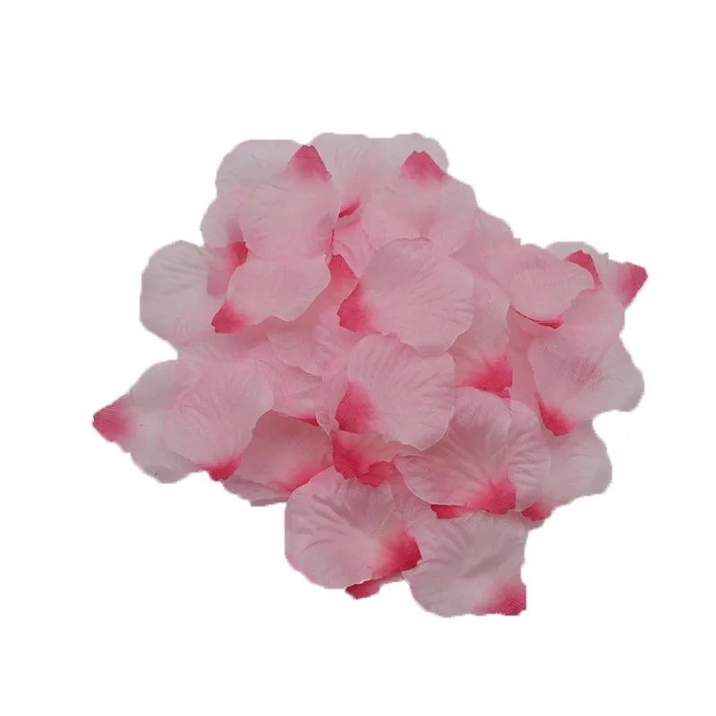 500 шт. искусственные лепестки роз, цветок для девочек, Шелковый лепесток, искусственные лепестки для свадьбы, конфетти, вечерние украшения для мероприятий - Цвет: F20