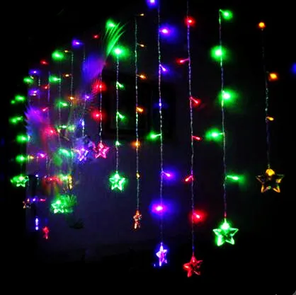 2x1 м Новый год гирлянды LED Рождество огни для украшения Navidad светодиодные cristams огни Стинг fiary свет