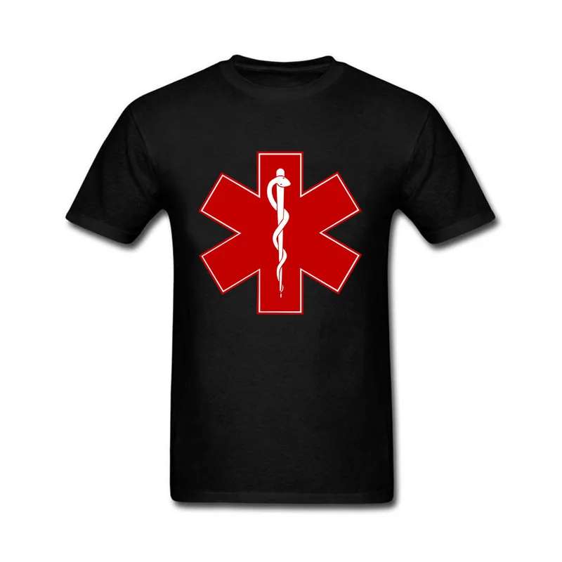 Забавная Мужская футболка из натурального хлопка для скорой помощи|t shirts for men|funny t