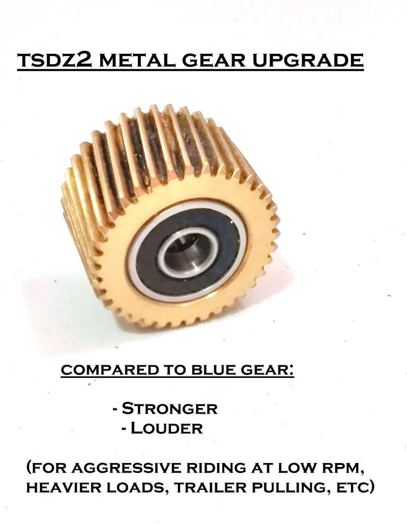 tongsheng 48v tsdz2 motor metal gear copper material