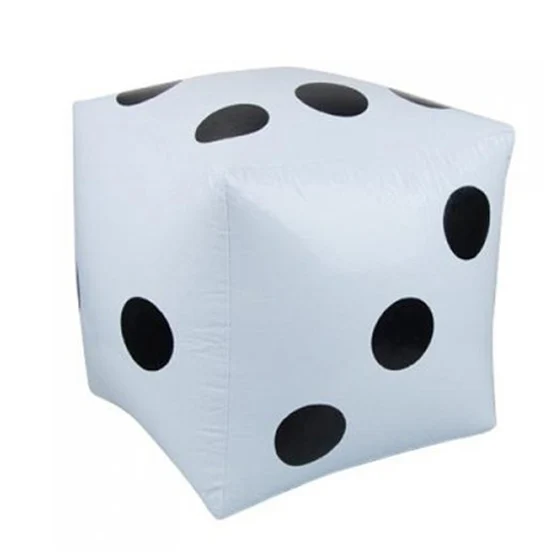 New 2 pcs. White Large Inflatable Dice Favors Pool Toys-in Inflatable ...