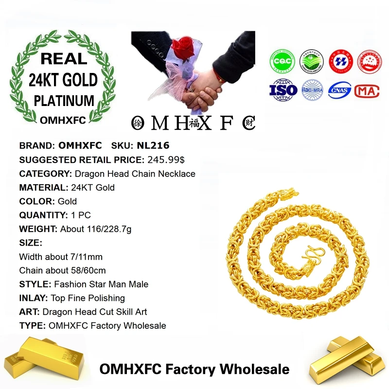 OMHXFC оптовая продажа Европейская мода мужские вечерние подарок на день рождения